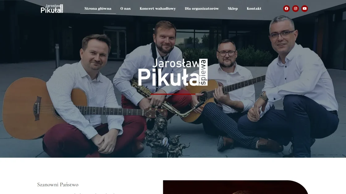 Jarosław Pikuła Śpiewa